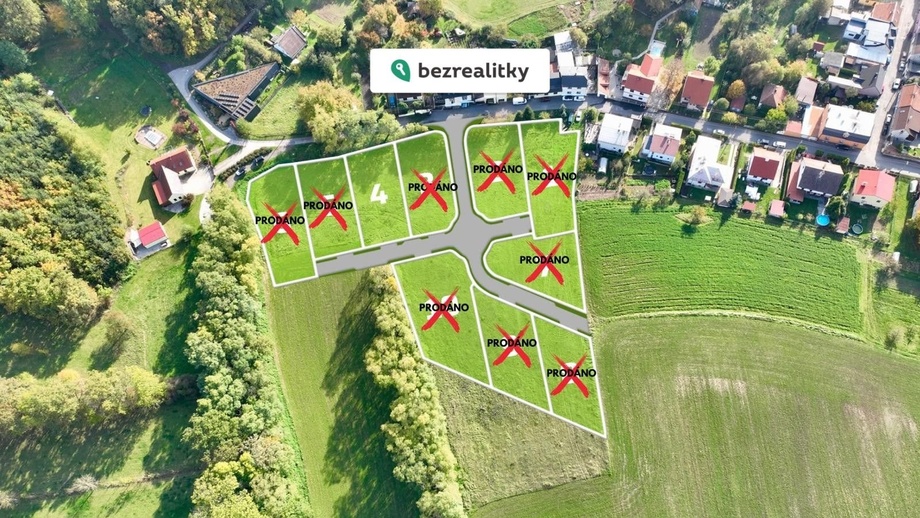Prodej pozemky pro bydlení, 805 m² - Blevice