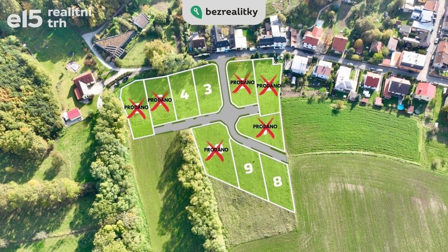 Prodej pozemky pro bydlení, 806 m² - Blevice
