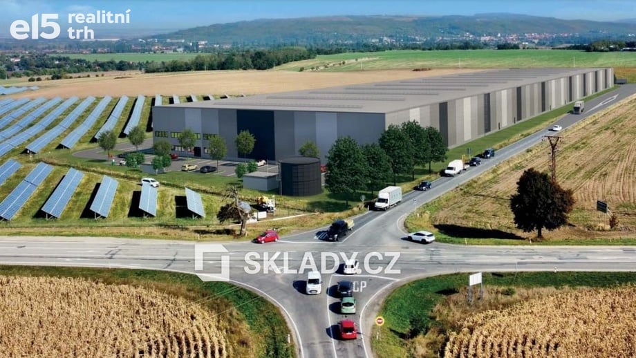 Pronájem skladu 5 000 m², Ledce