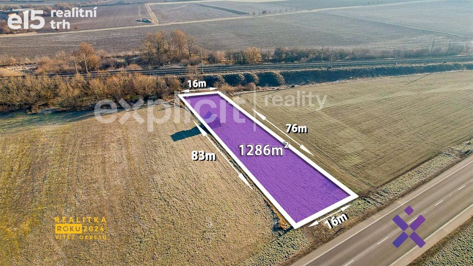 Prodej pozemky - zahrady, 1 286 m² - Tlumačov