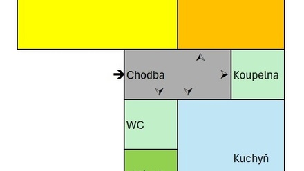 Pronájem bytu 2+1 65 m², Praha