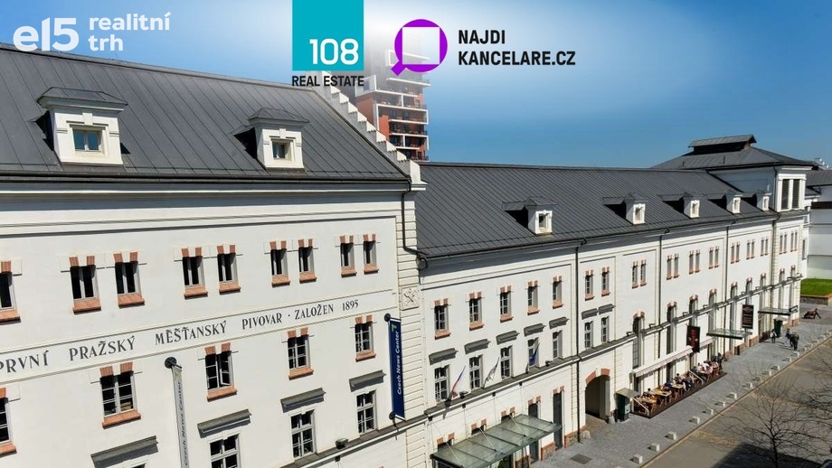 Pronájem kanceláře, 1 695 m² - Praha - Holešovice