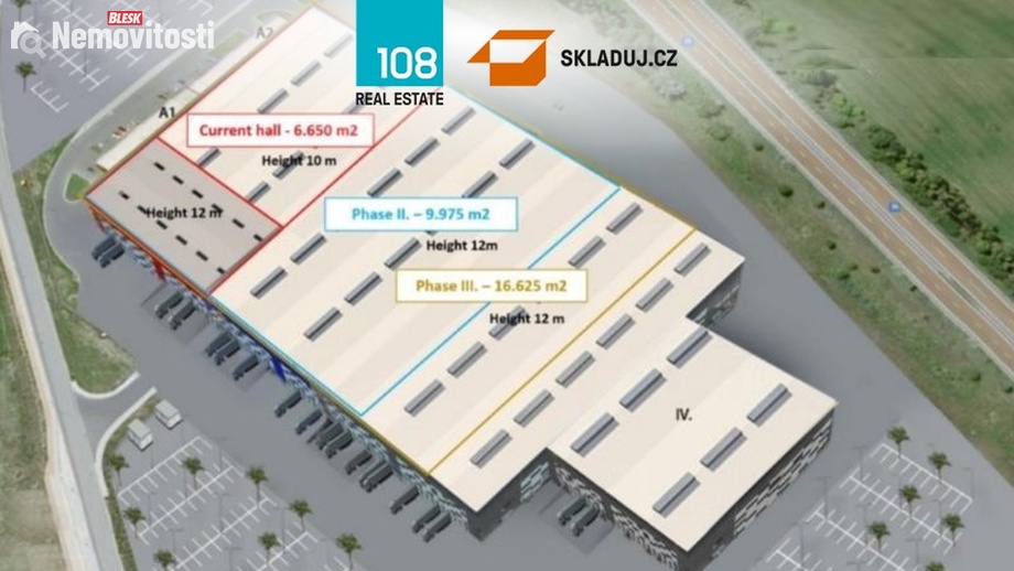 Pronájem skladu 6 700 m², Litovel - Nasobůrky