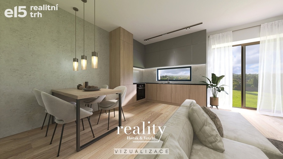 Prodej byty 2+kk, 43 m² - Brodek u Prostějova