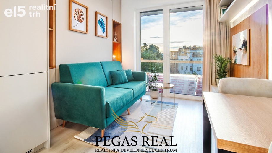 Prodej byty 1+kk, 25 m² - Brno - Trnitá