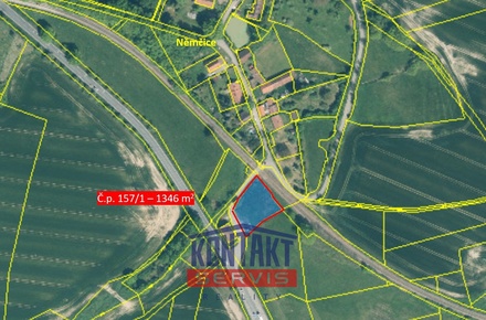 Prodej stavebního pozemku 1 346 m², Sedlice - Němčice