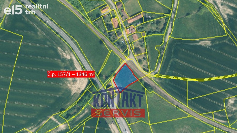 Prodej stavebního pozemku 1 346 m², Sedlice - Němčice