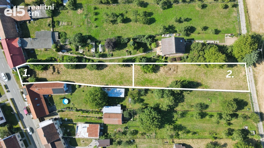 Prodej pozemky pro bydlení, 2 187 m² - Sazovice
