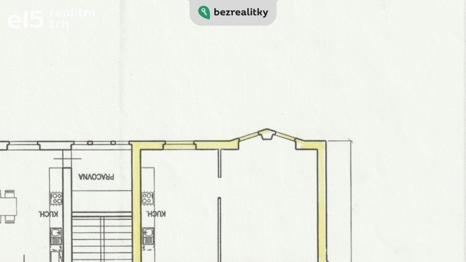Prodej byty 2+kk, 47 m² - Praha - Smíchov