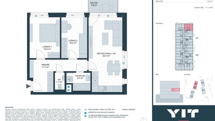 Prodej bytu 3+kk 62 m², Kladno