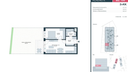 Prodej bytu 2+kk 45 m², Kladno