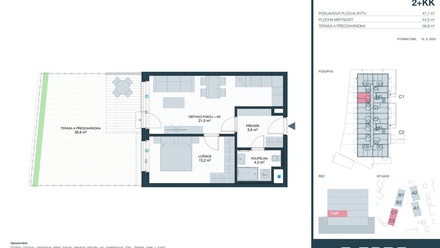 Prodej bytu 2+kk 45 m², Kladno