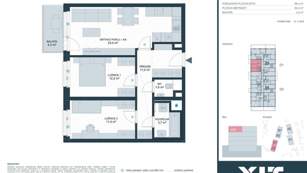 Prodej bytu 3+kk 63 m², Kladno