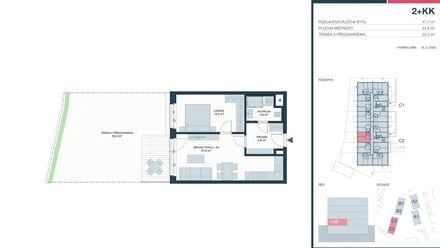 Prodej bytu 2+kk 45 m², Kladno