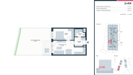 Prodej bytu 2+kk 45 m², Kladno