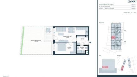 Prodej bytu 2+kk 45 m², Kladno