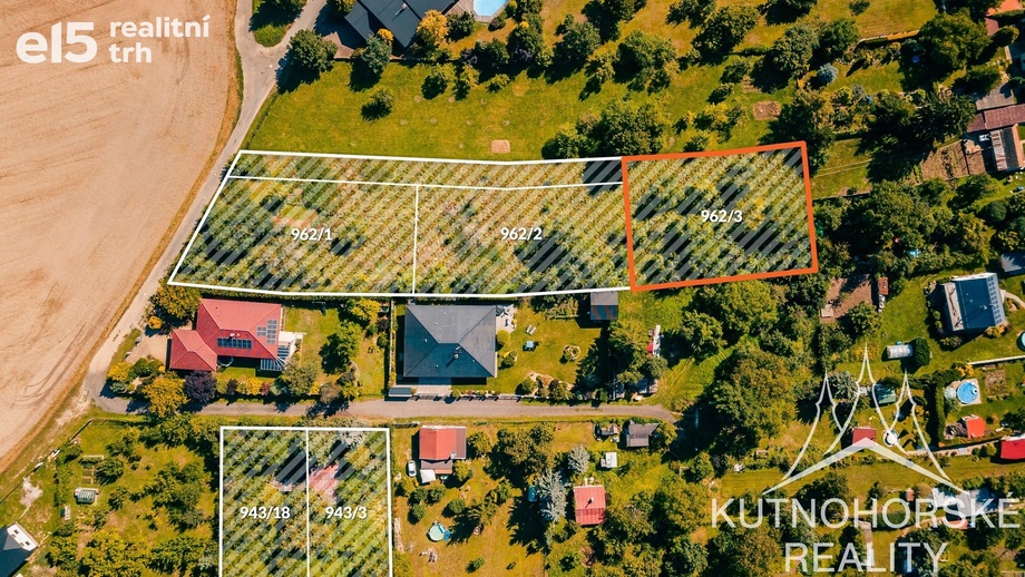 Prodej pozemky pro bydlení, 1 155 m² - Týnec nad Labem