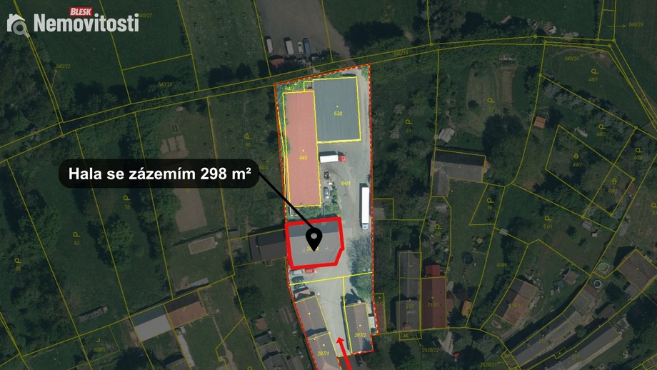 Pronájem skladu 298 m², Staré Sedliště
