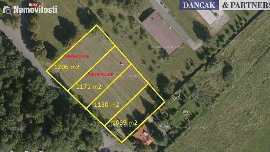 Prodej stavebního pozemku 1 130 m², Hostašovice
