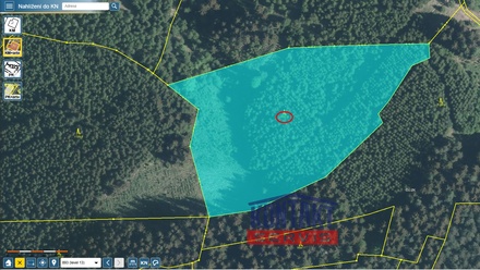 Prodej lesa 25 593 m², Huslenky