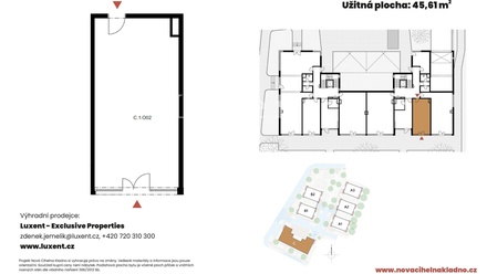 Prodej kanceláře 46 m², Kladno - Rozdělov
