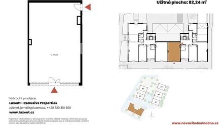 Prodej kanceláře 82 m², Kladno - Rozdělov