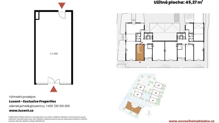 Prodej obchodního prostoru 45 m², Kladno - Rozdělov