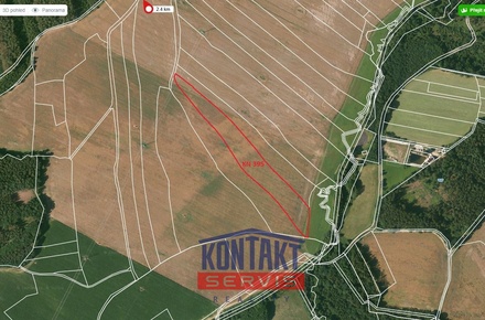 Prodej pole 17 246 m², Rokycany