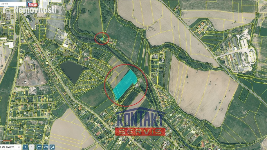 Prodej pole 11 010 m², Rokycany