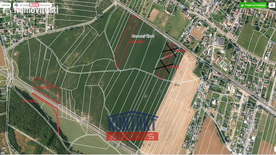 Prodej pole 15 926 m², Rokycany