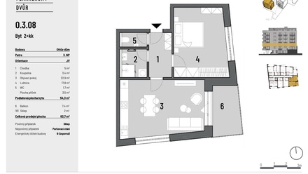 Prodej bytu 2+kk 54 m², Brno - Zábrdovice