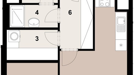 Prodej bytu 2+kk 52 m², Praha - Hloubětín