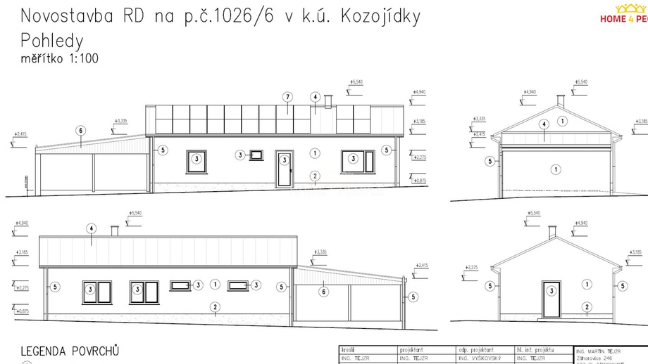 Prodej rodinné domy, 500 m² - Kozojídky