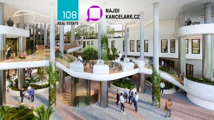 Pronájem kanceláře 1 044 m², Praha 8