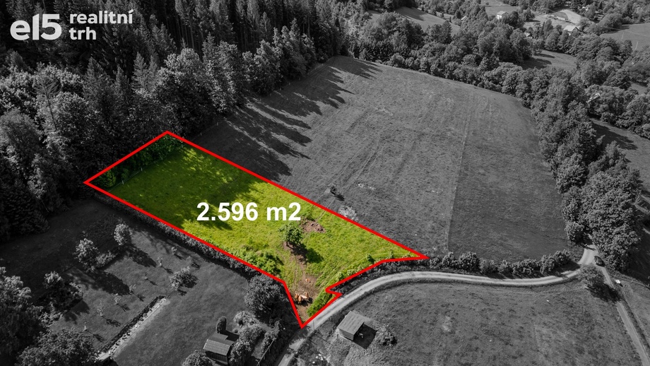Prodej pozemky pro bydlení, 2 598 m² - Dolní Lomná