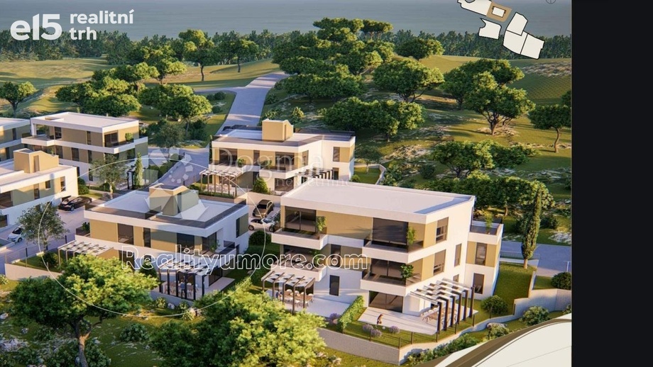 Prodej byty 3+kk, 64 m² - Murter