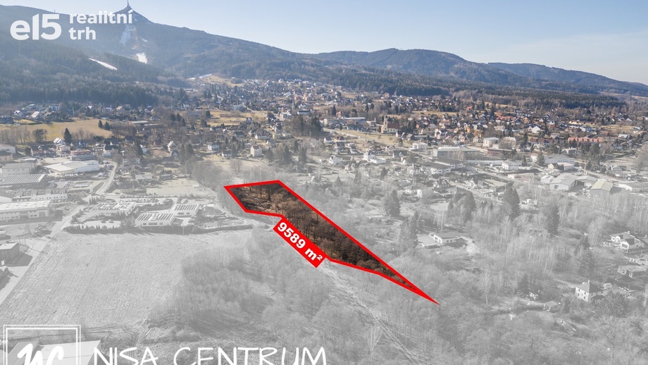 Prodej pozemky - trvalý travní porost, 9 589 m² - Liberec XXIII-Doubí