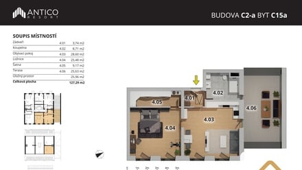 Prodej bytu 2+kk 76 m², Český Brod