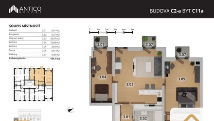 Prodej bytu 3+kk 99 m², Český Brod