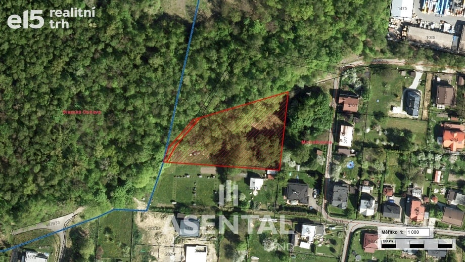 Prodej stavebního pozemku 3 184 m², Ostrava - Michálkovice