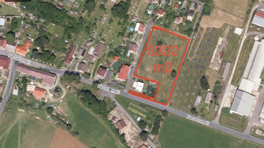 Prodej stavebního pozemku 5 322 m², Plánice