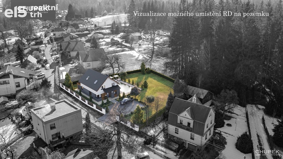 Prodej pozemky pro bydlení, 1 526 m² - Nová Ves nad Nisou