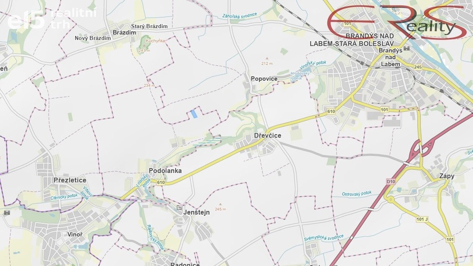 Prodej zemědělská půda, 10 145 m² - Podolanka