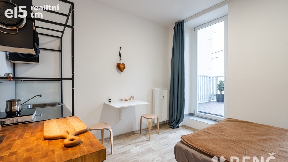 Pronájem byty 1+kk, 23 m² - Brno - Královo Pole