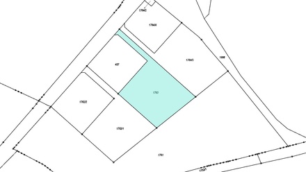 Prodej stavebního pozemku 1 823 m², Polná na Šumavě