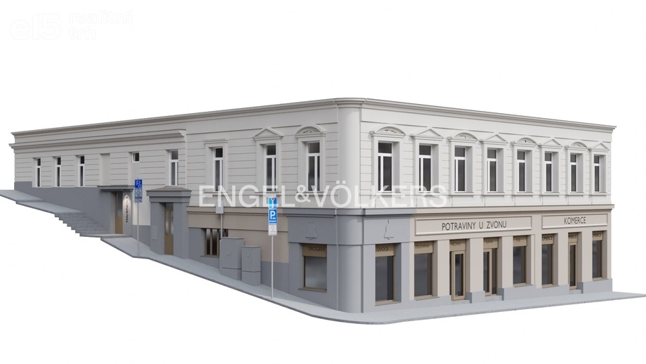 Pronájem obchodního prostoru 126 m², Praha - Košíře