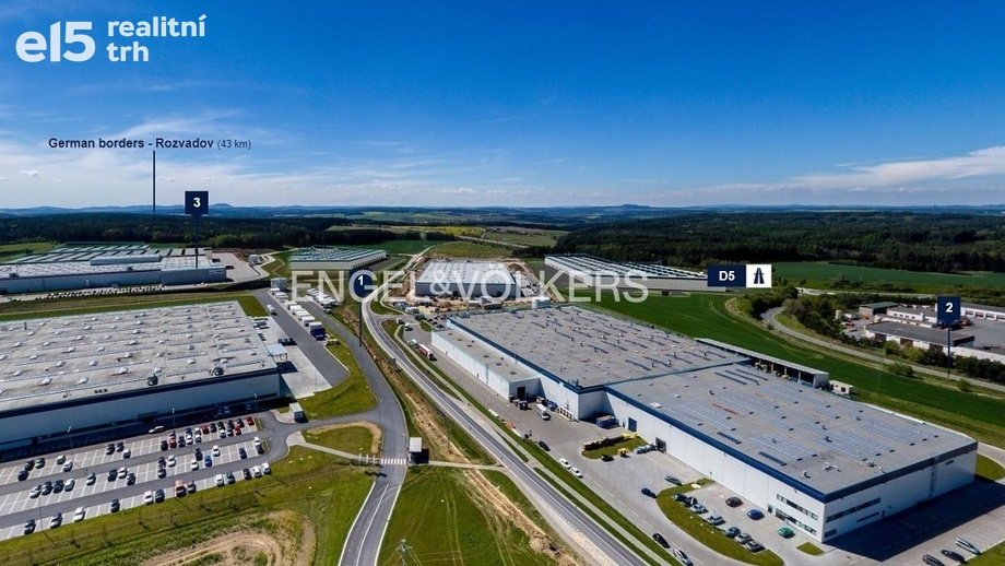 Pronájem sklady, 33 800 m² - Kostelec - Ostrov u Stříbra