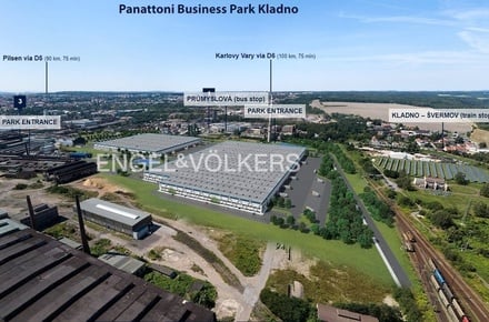 Pronájem skladu 88 484 m², Kladno