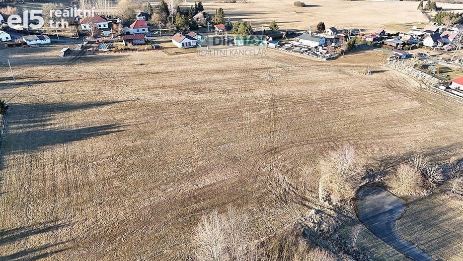 Prodej stavebního pozemku 15 435 m², Nové Mitrovice - Nechanice u Nových Mitrovic