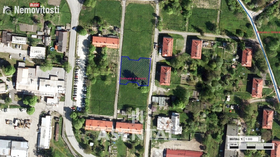 Prodej komerčního pozemku 1 045 m², Petřvald